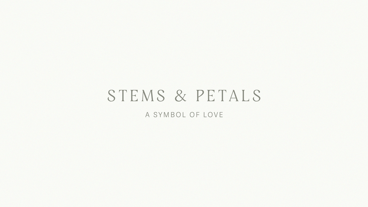 Elegant logo design for floral shop