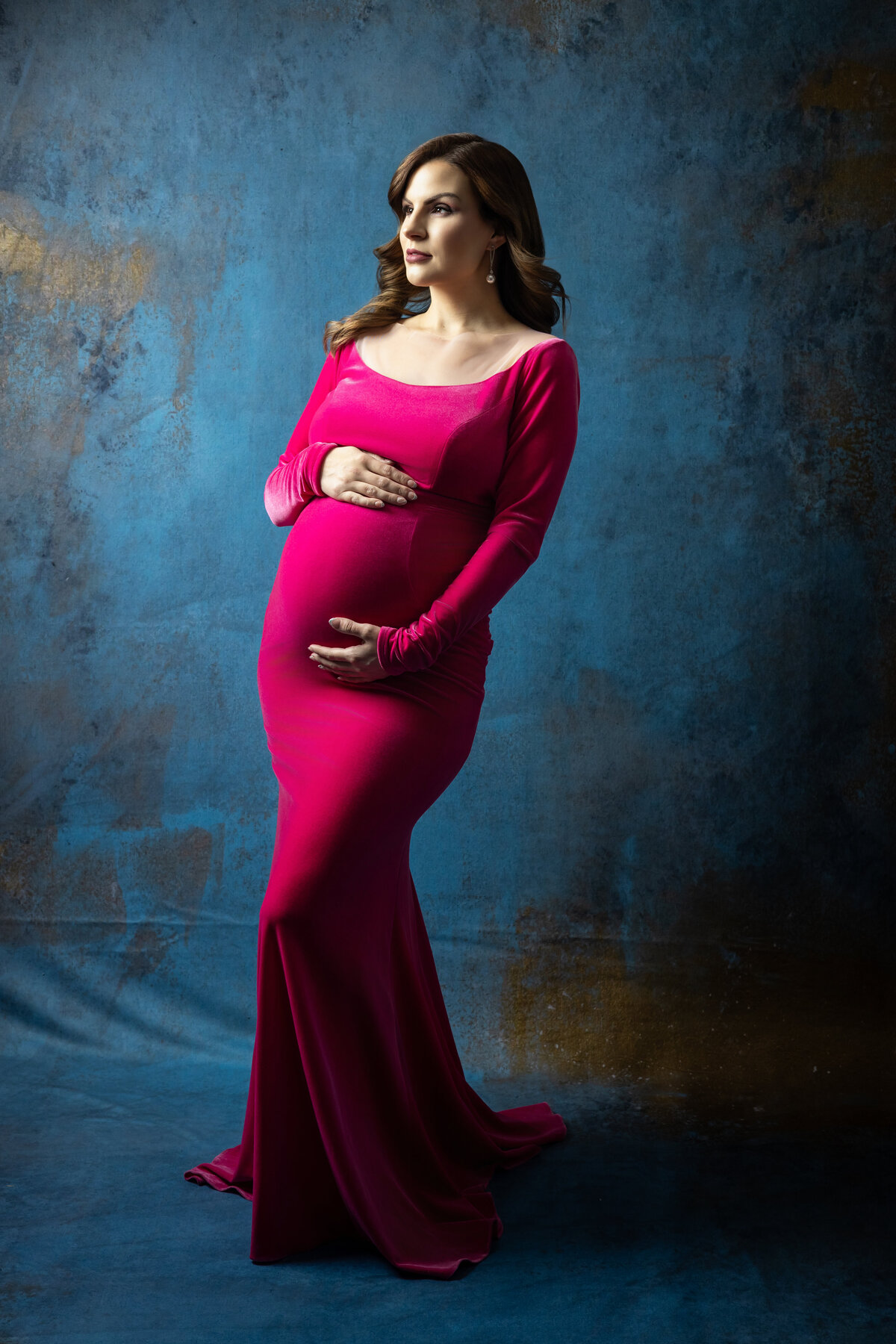 Formal portrait sessions for families in a Kansas City studio