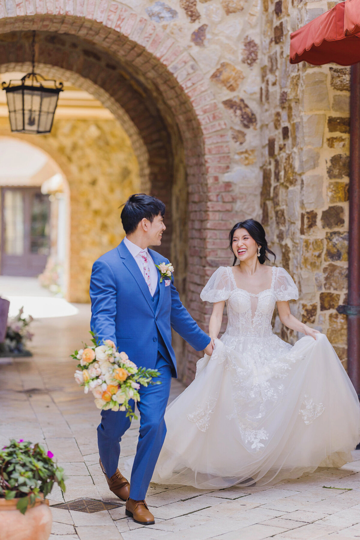 gorgeous bride and groom