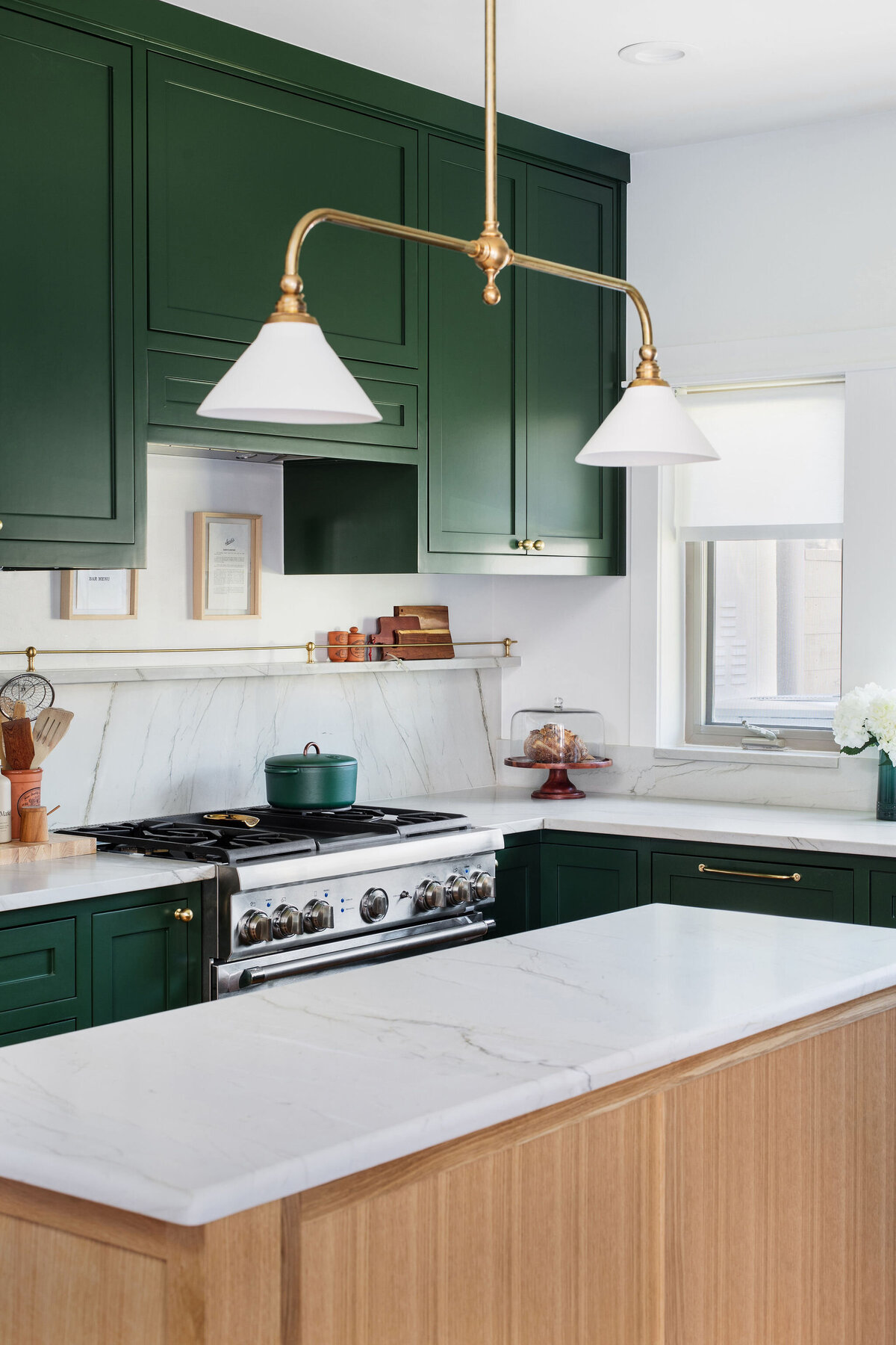 Hello Home Traditional Design Green Inset Cabinets 6