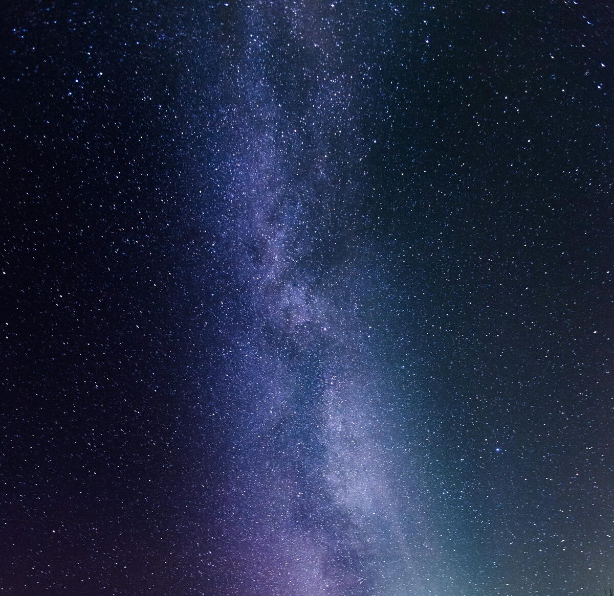 Starry night sky
