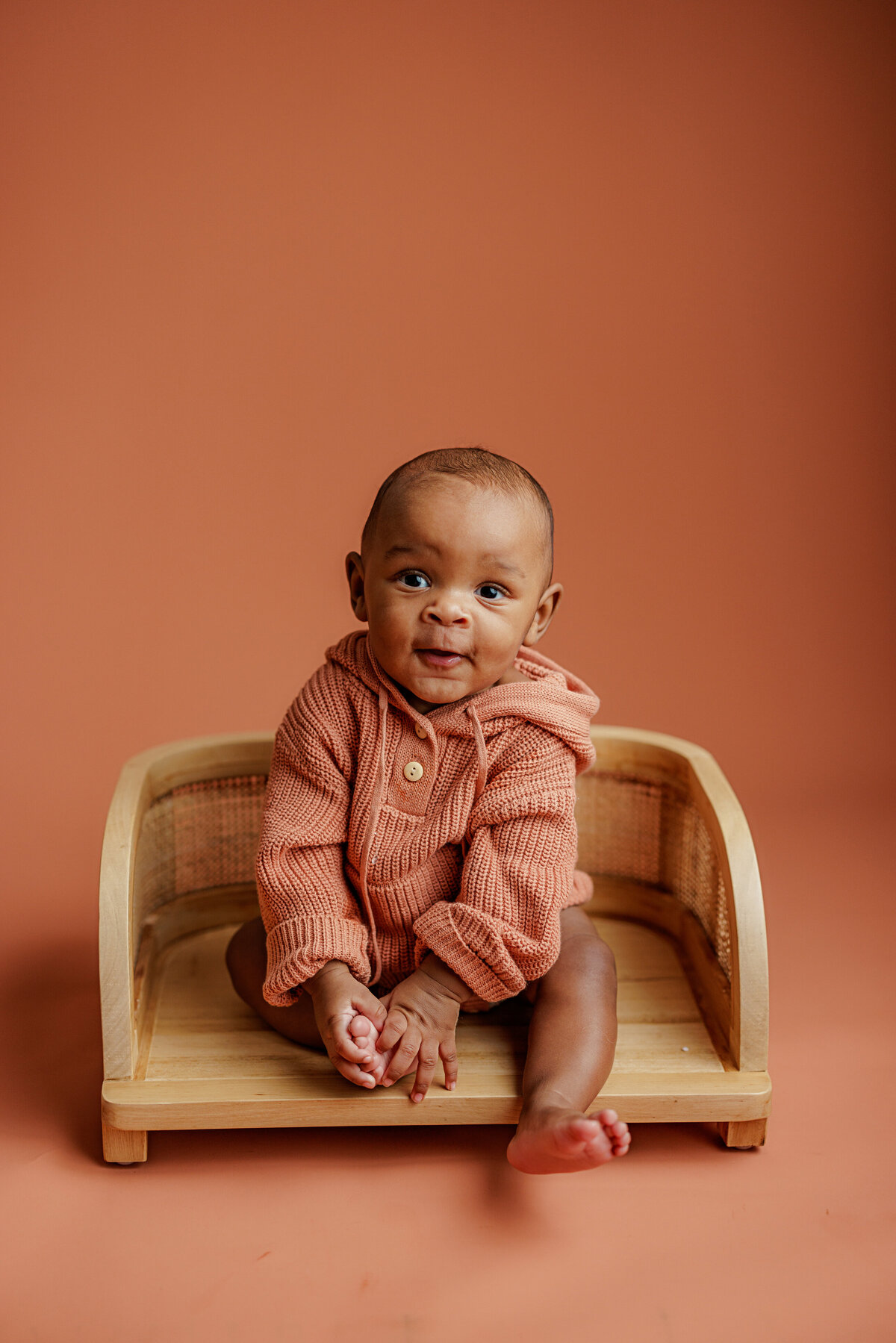 Huntsville Alabama Studio Baby Photographer 6 Month Milestone Session Client Closet40