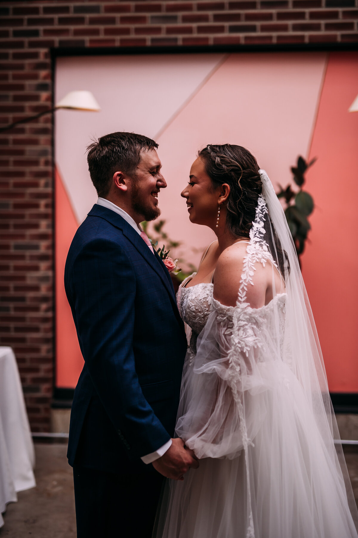 Bride-and-groom-smiling