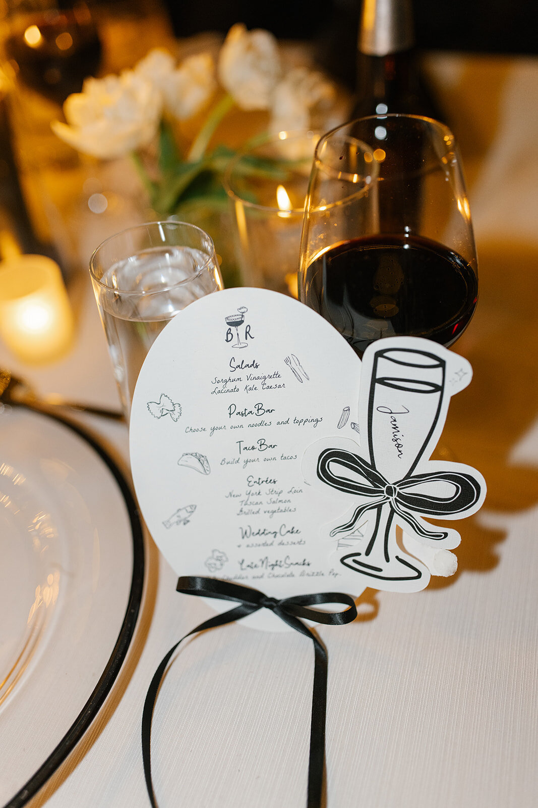 21 Southall Farm Inn TN Wedding Black Bows_Fete Nashville Luxury