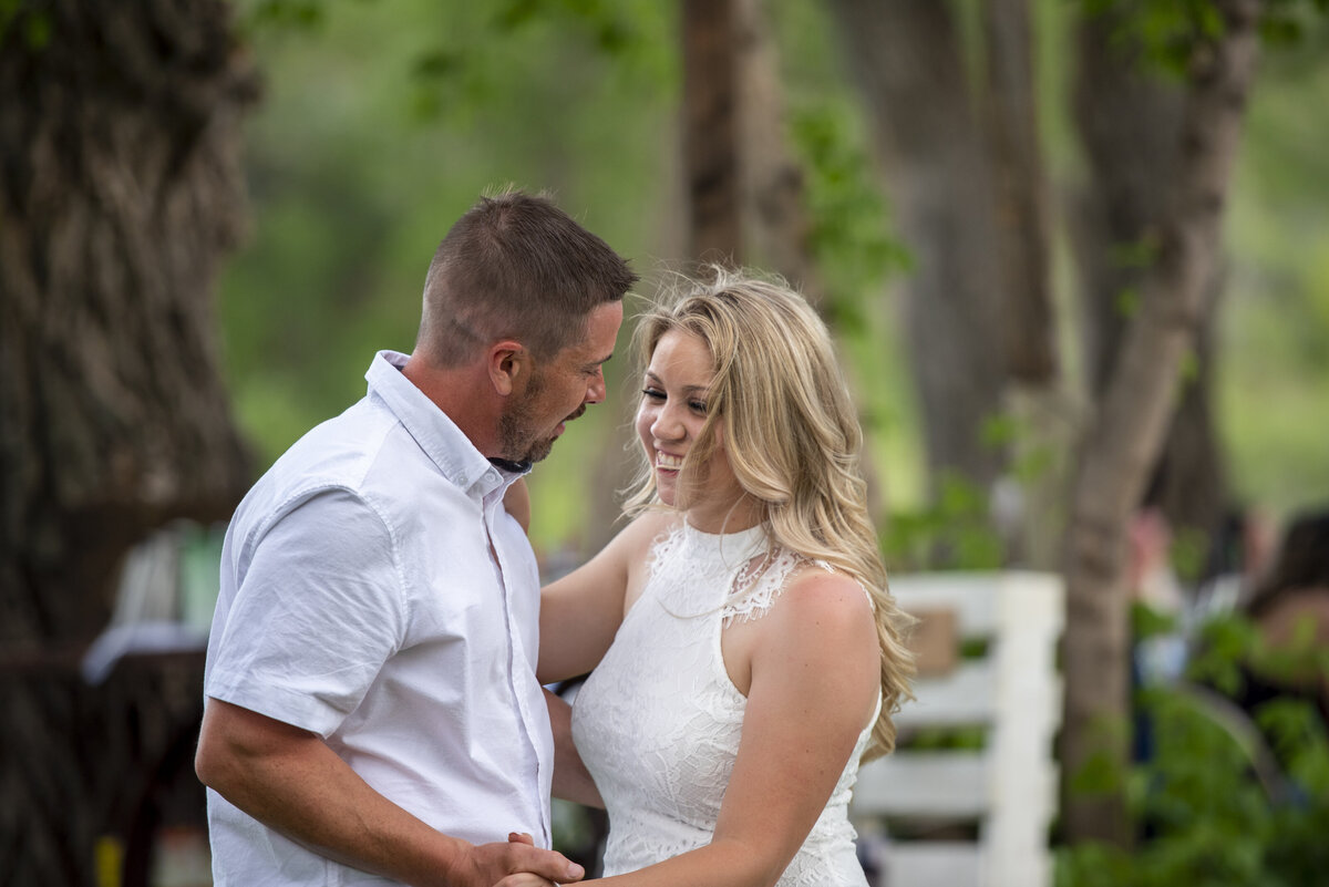 Campground Wedding with celebration all weekend long