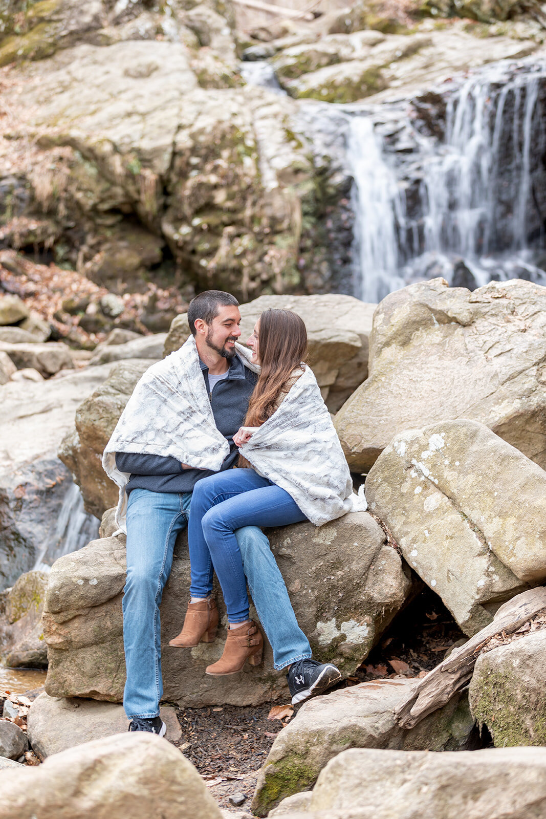 engagement session at Patapsco Valley State Park