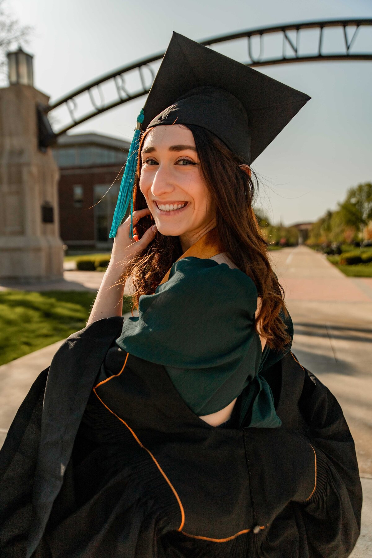 Purdue Graduation cap and gown college (5 of 20)