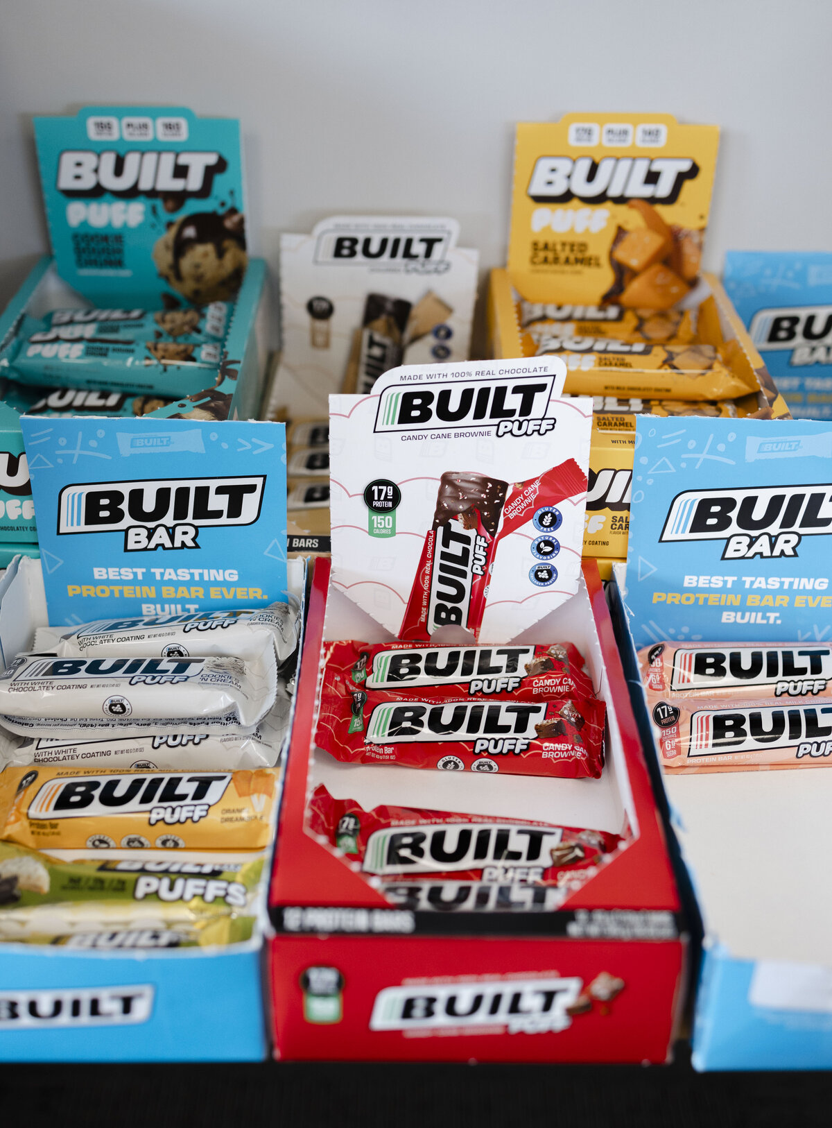 Retail protein bars