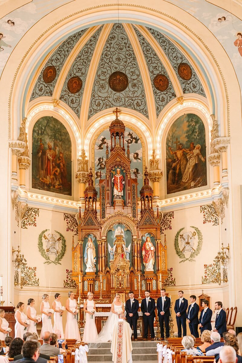 Wedding at St. Boniface with Reception at ECC199