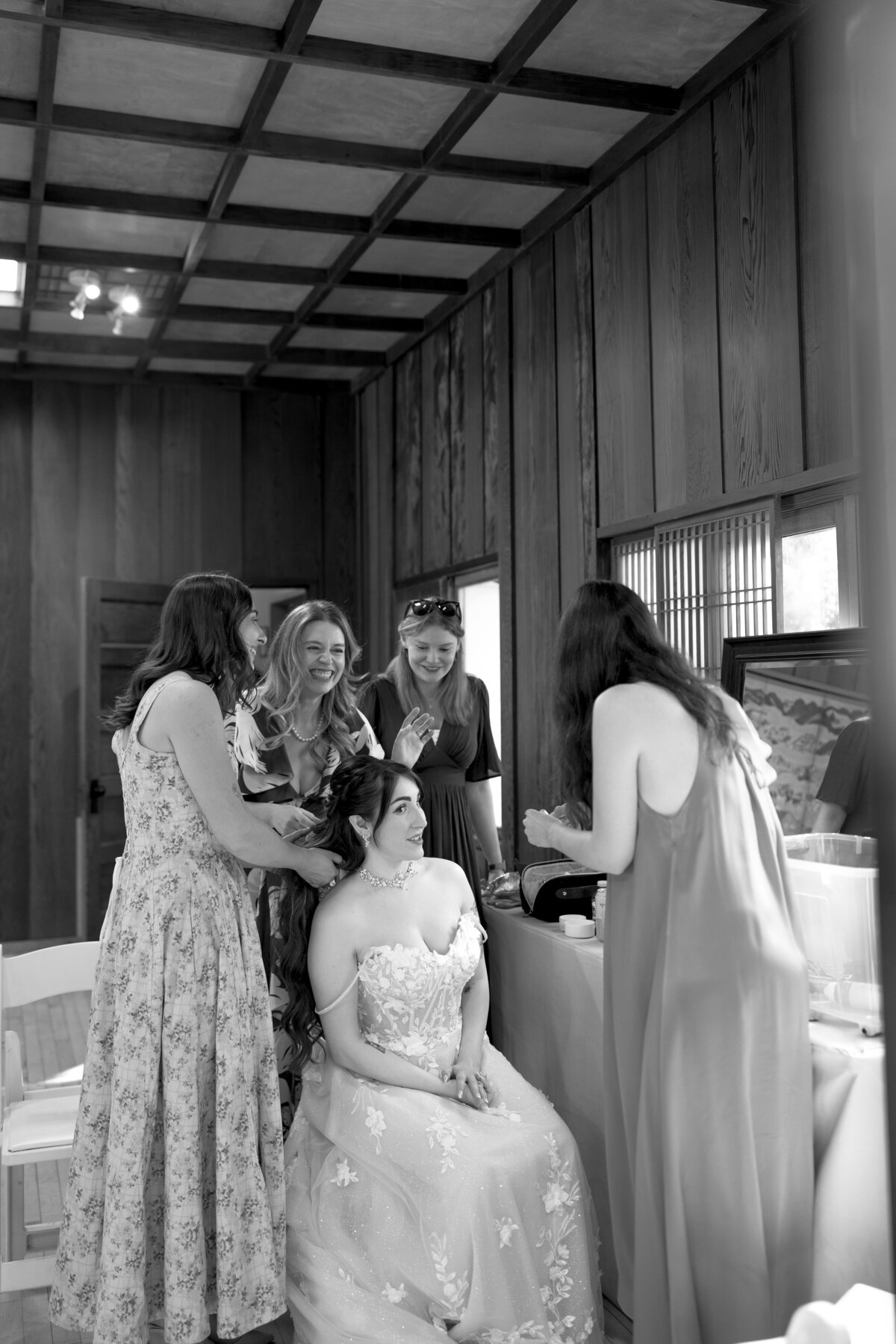 bride getting ready