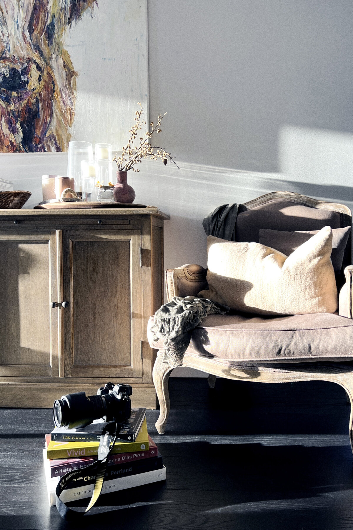 french chair morning light_