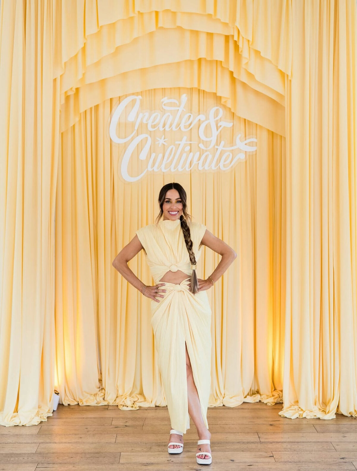 Create & Cultivate installation by The Works Collective | immersive brand activation in Los Angeles.