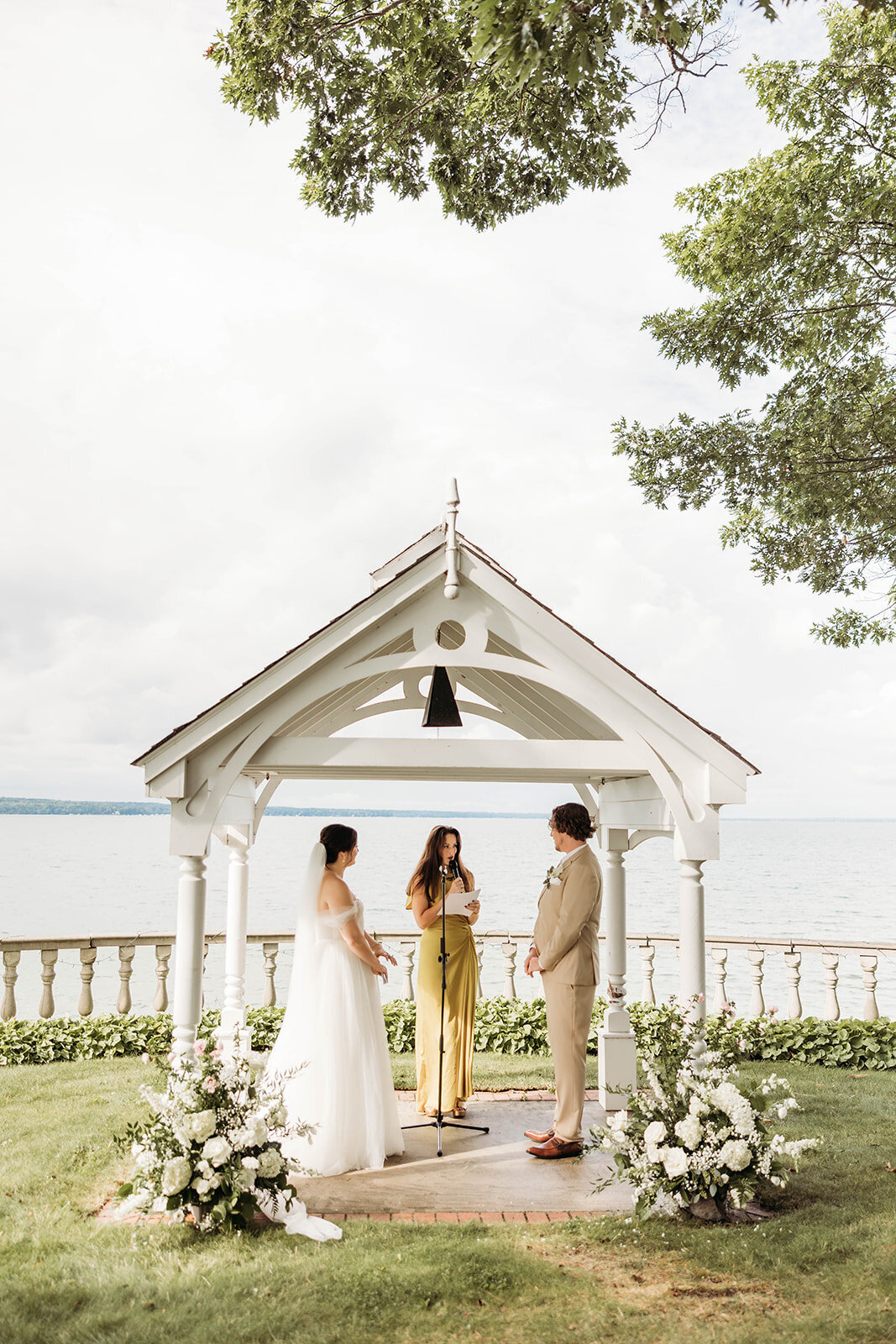 Red Pine Point Indian River Michigan Intimate Wedding Ceremony K. E. Rogers Photography-133