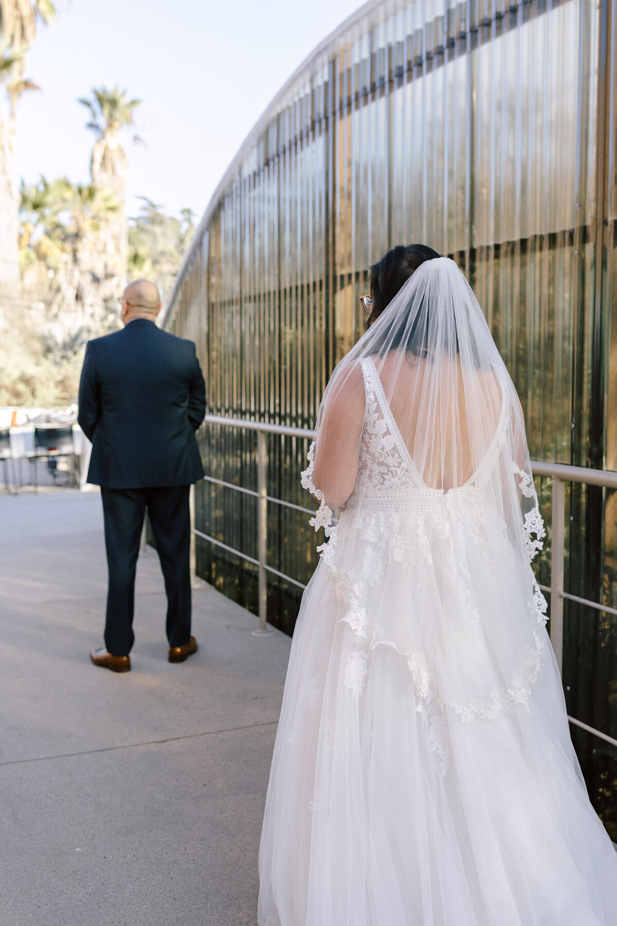 A wedding at the Environmental Nature Center in Newport Beach, CA