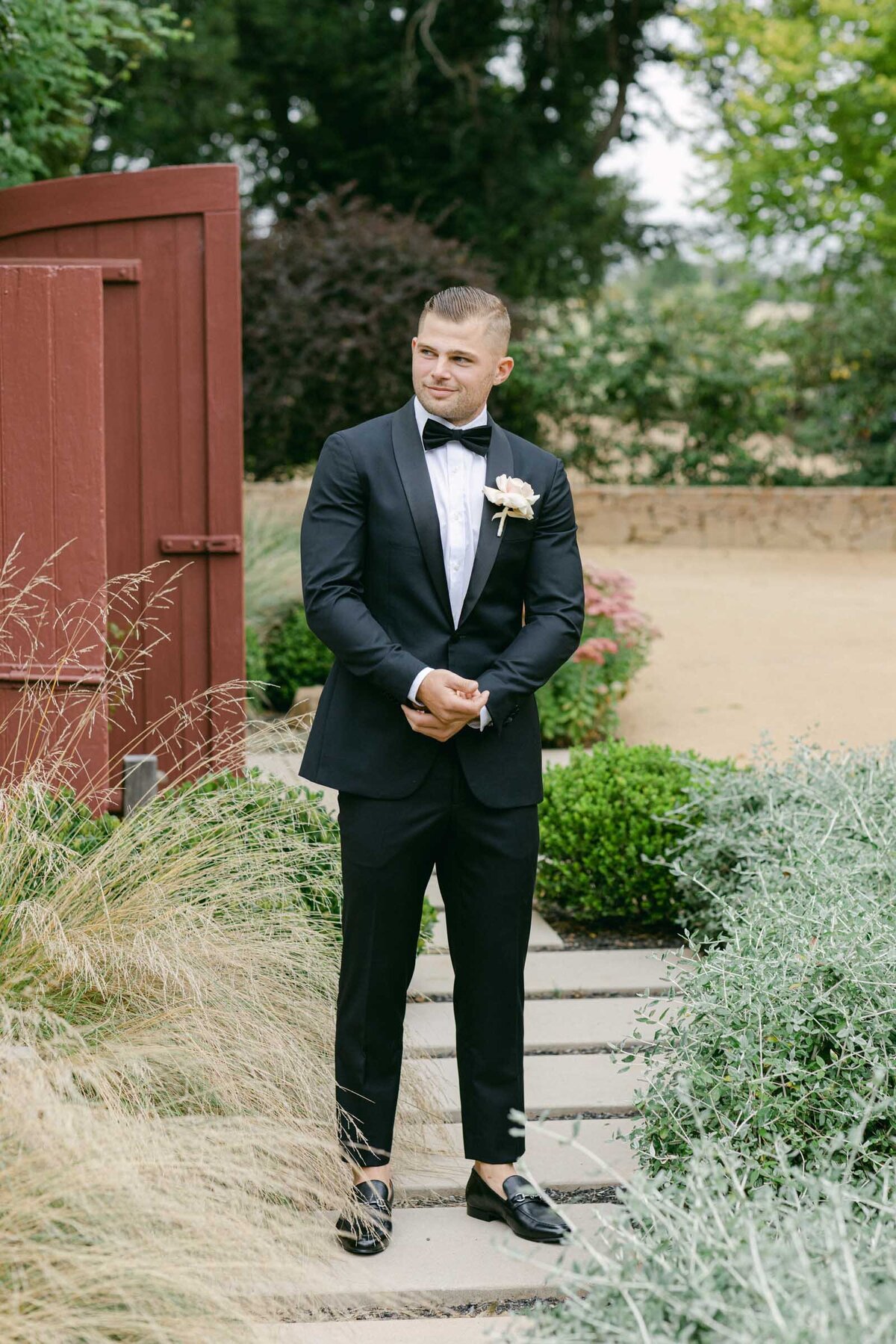 Groom portrait