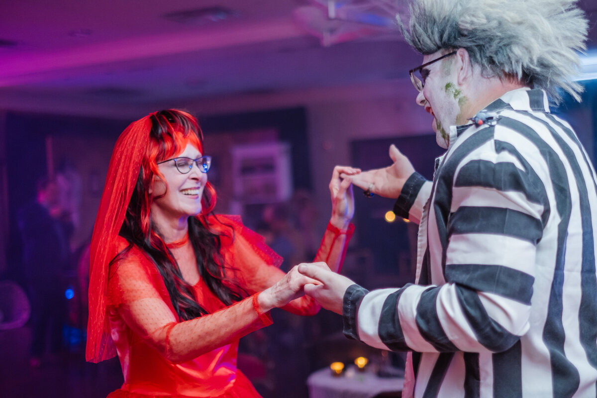 47 - St. Petersburg Halloween Wedding Costume Party Dancing - Tampa Bay Wedding Planner