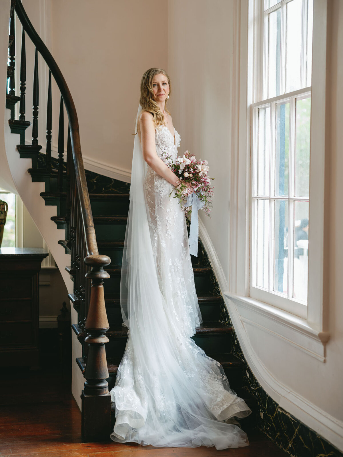 Stephanie and Jacob's colorful Derbes Mansion Wedding