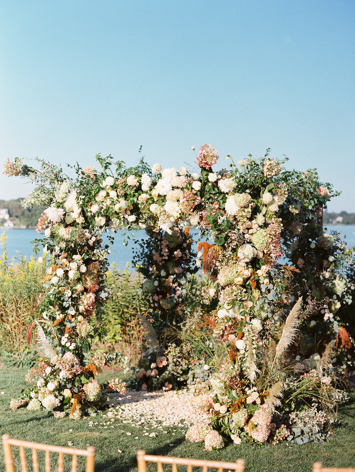 chuppah for weekapaug inn wedding