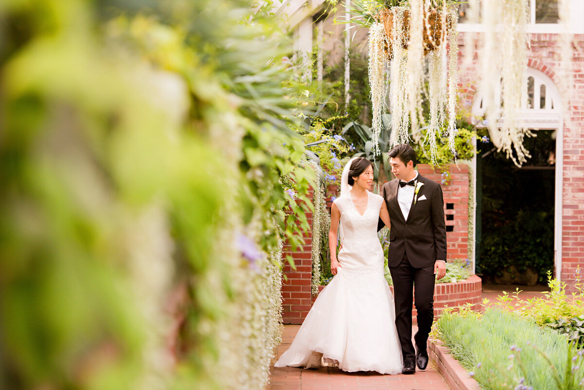 phipps conservatory sunken garden wedding picture