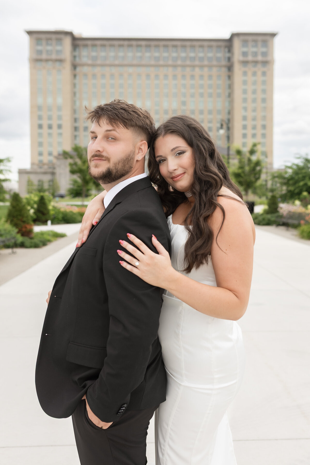 Downtown Detroit Engagement Photography Savvy Shoots