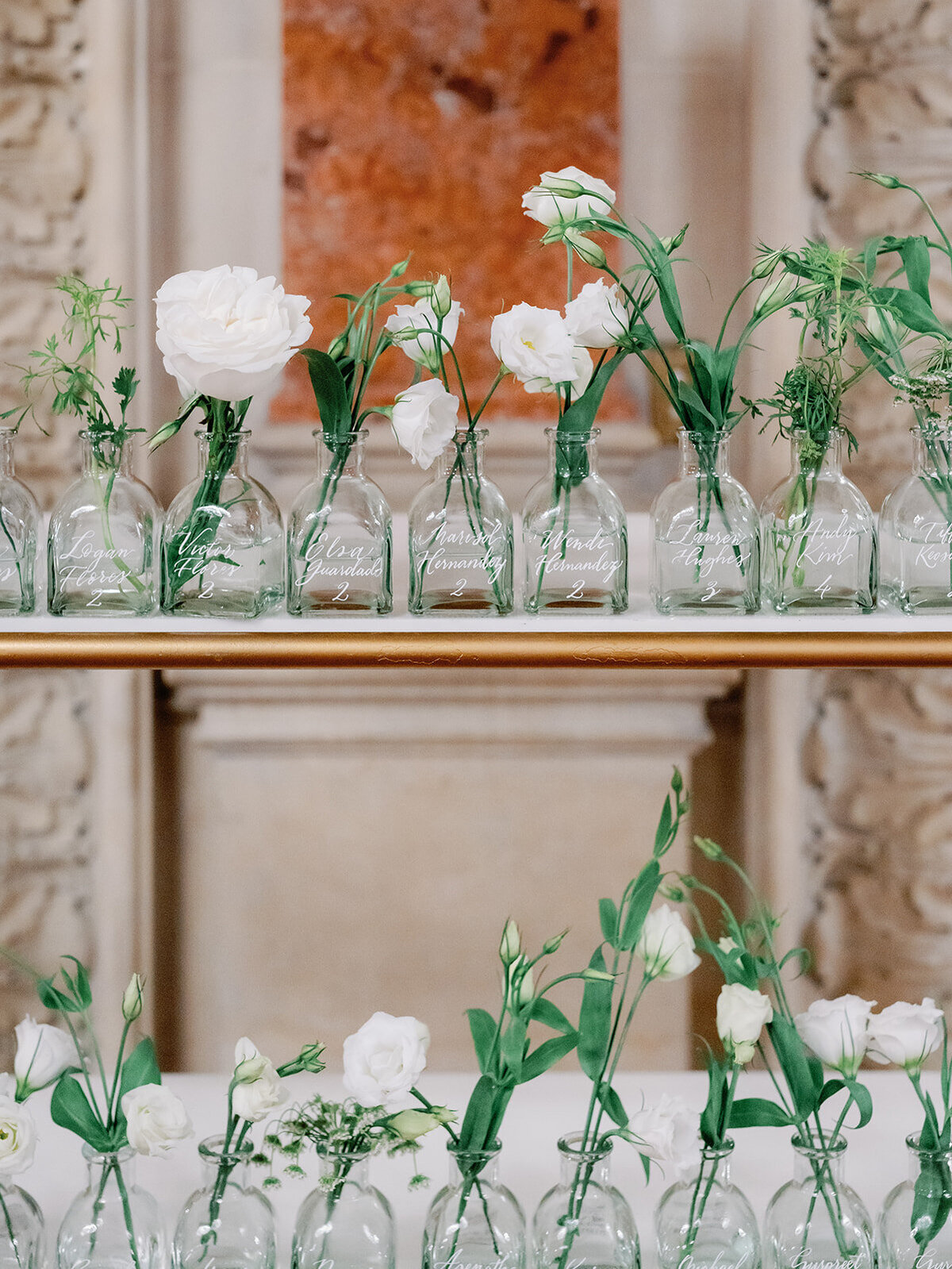 Flower bud seating chart