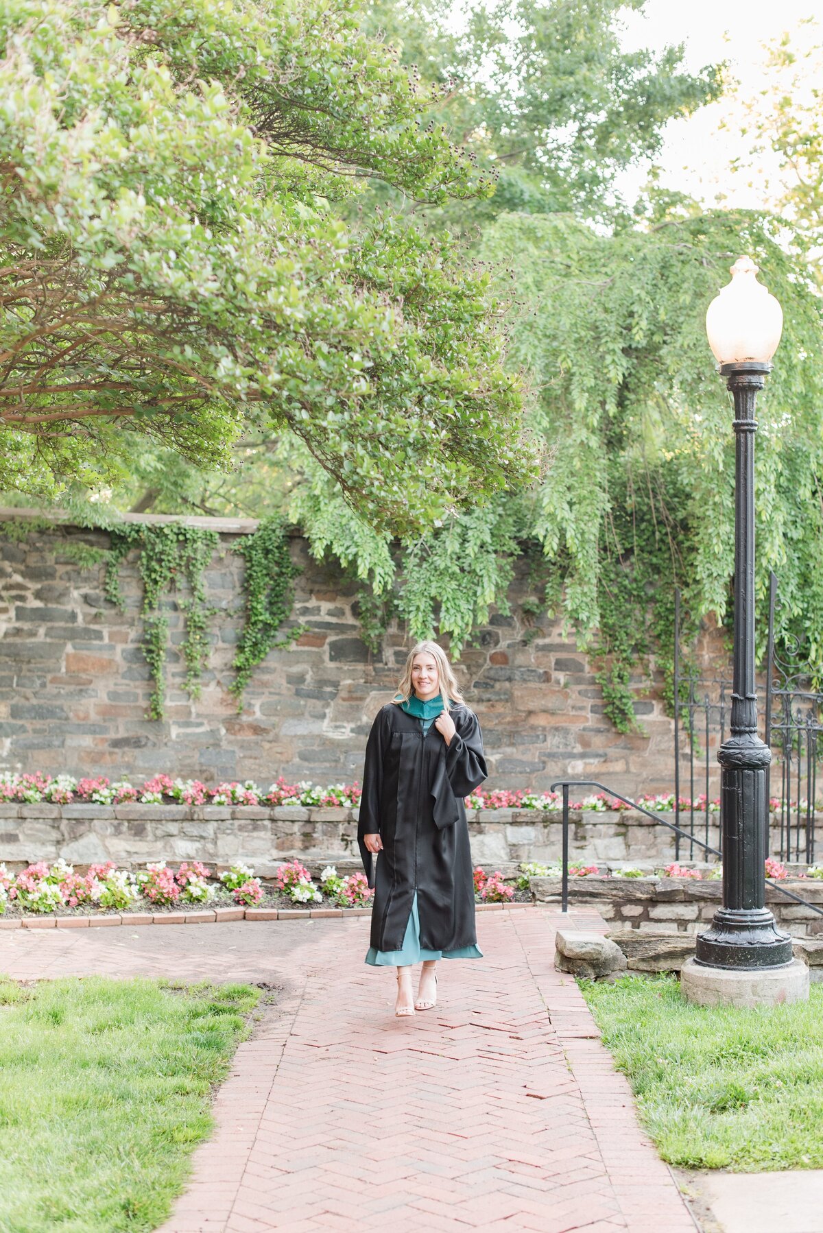 gw campus graduation session female