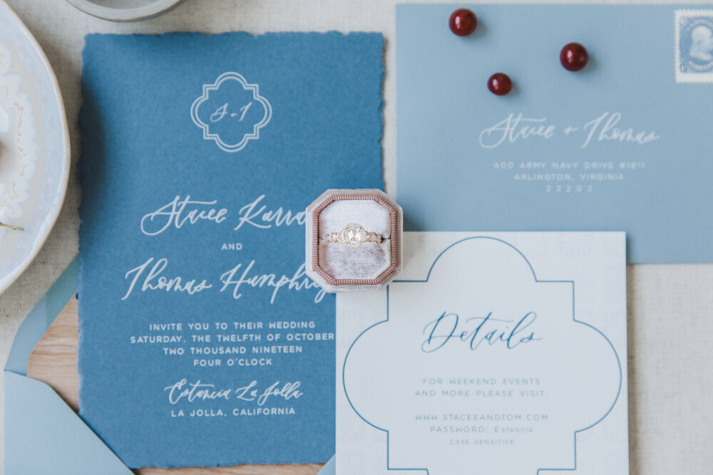 Classic+blue+wedding+invitations