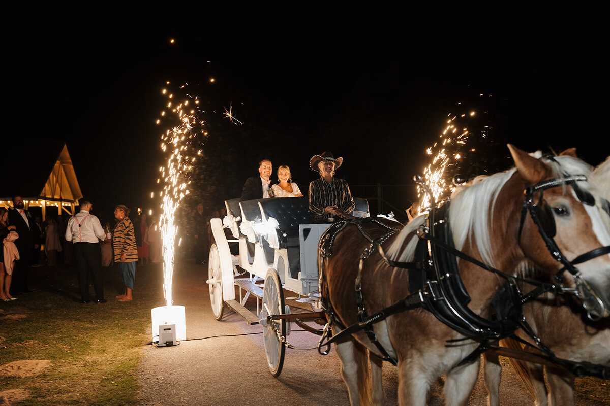 Fredericksburg-Horse-Carriage-Sparklers-Wedding
