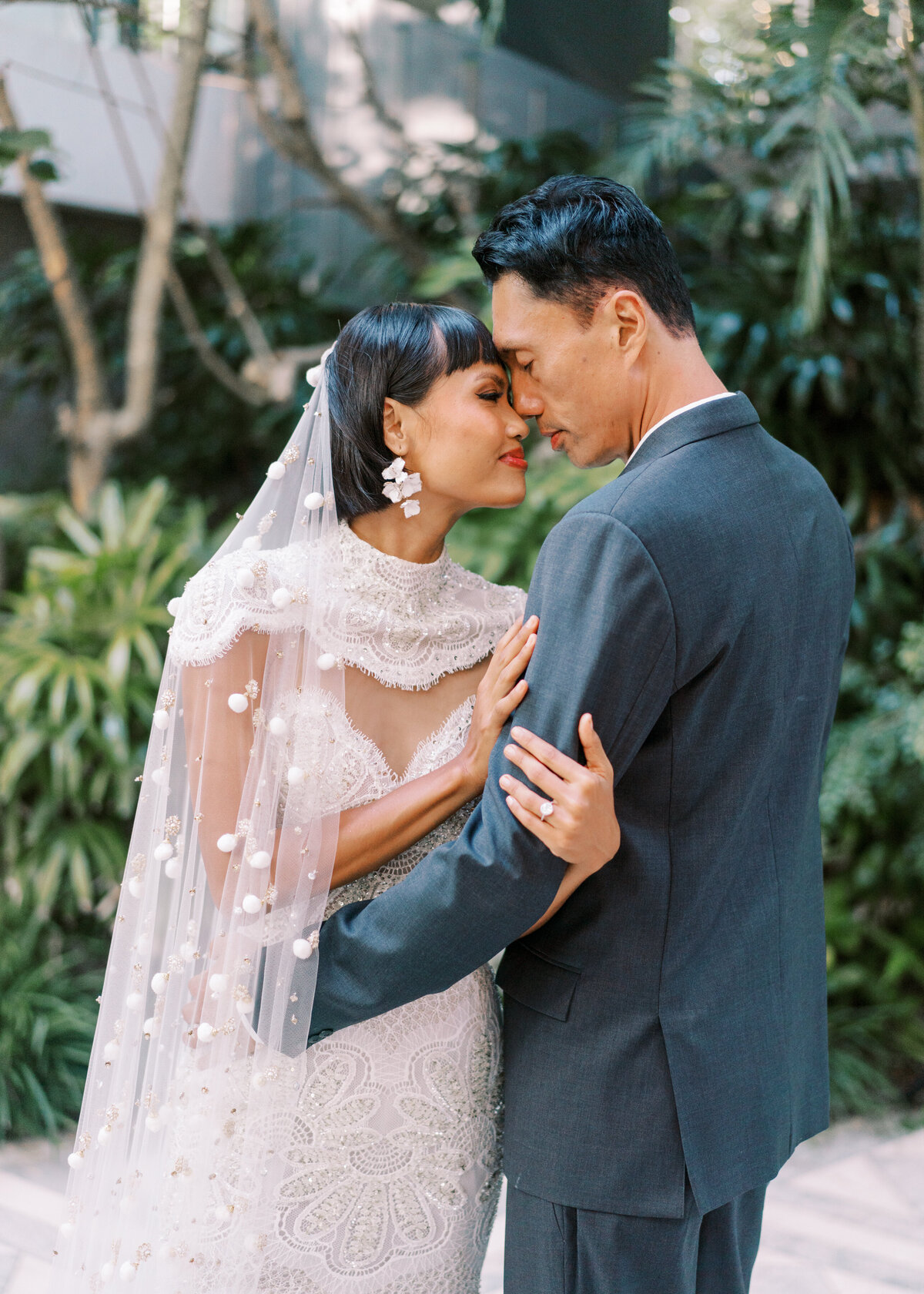 Bali Glass House Tirtha - Vicki Grafton Photography - Tropical Bali Micro Wedding Elopement Insporation-630
