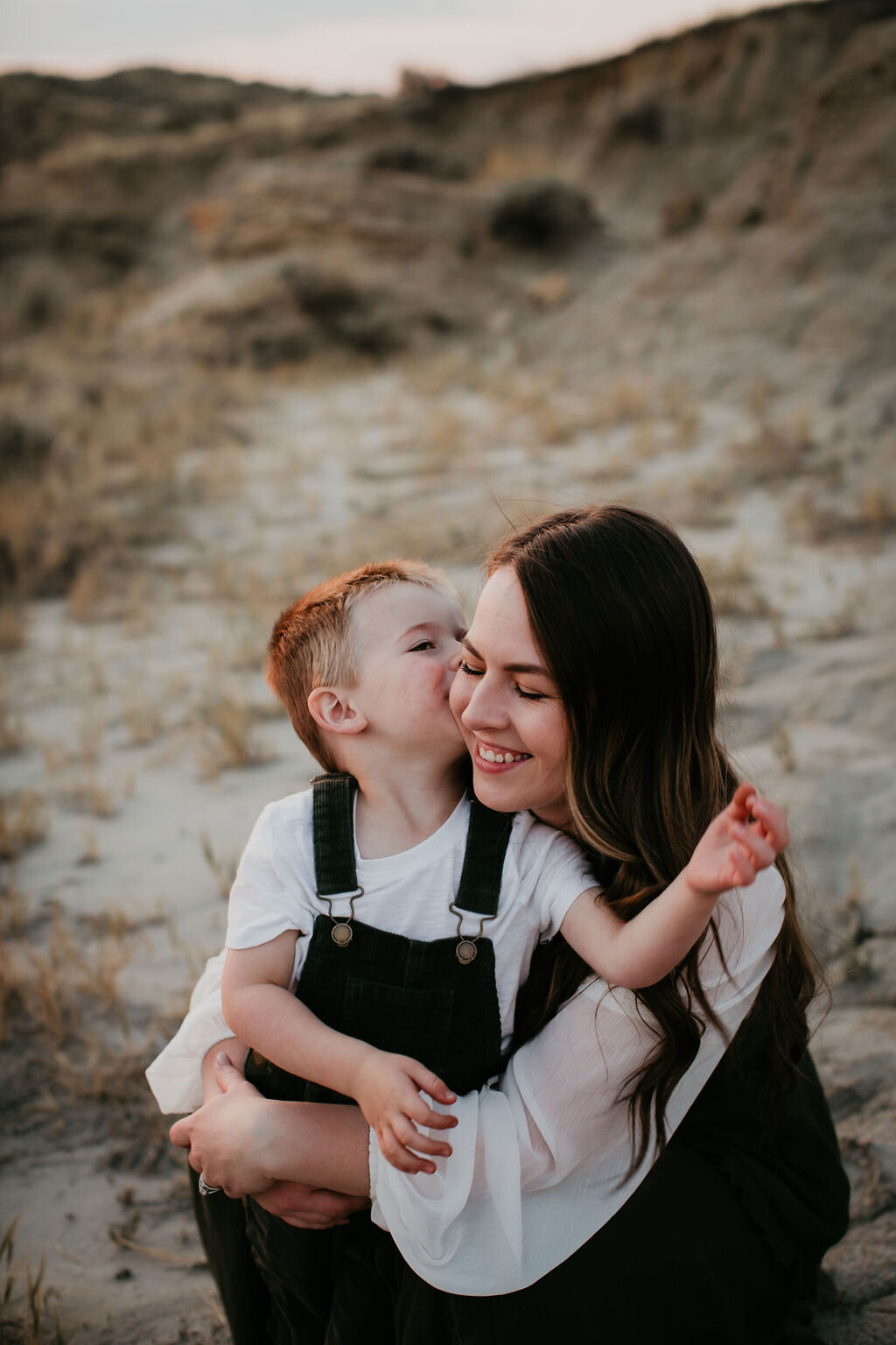 Mother and son