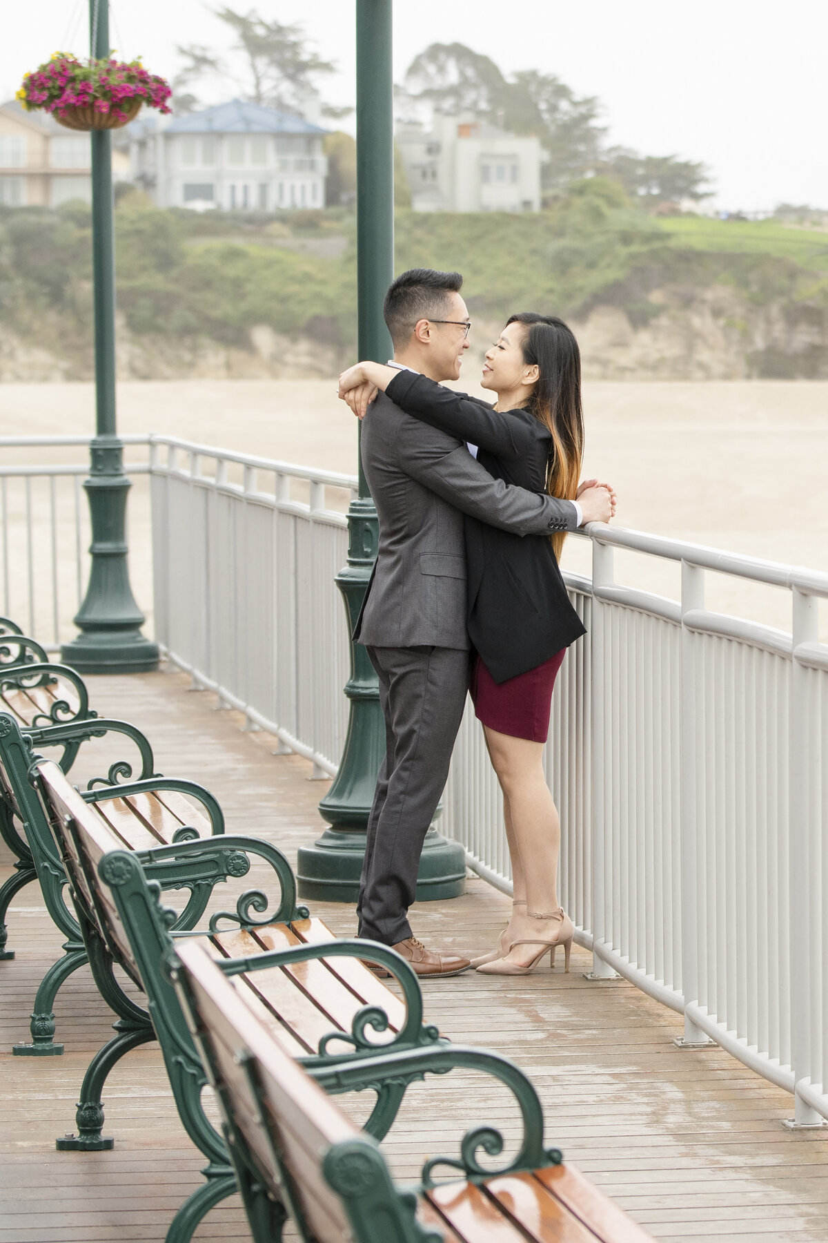 Wallace & Cera _ Engagement Portraits_ Santa Cruz Boardwalk & Beach_05