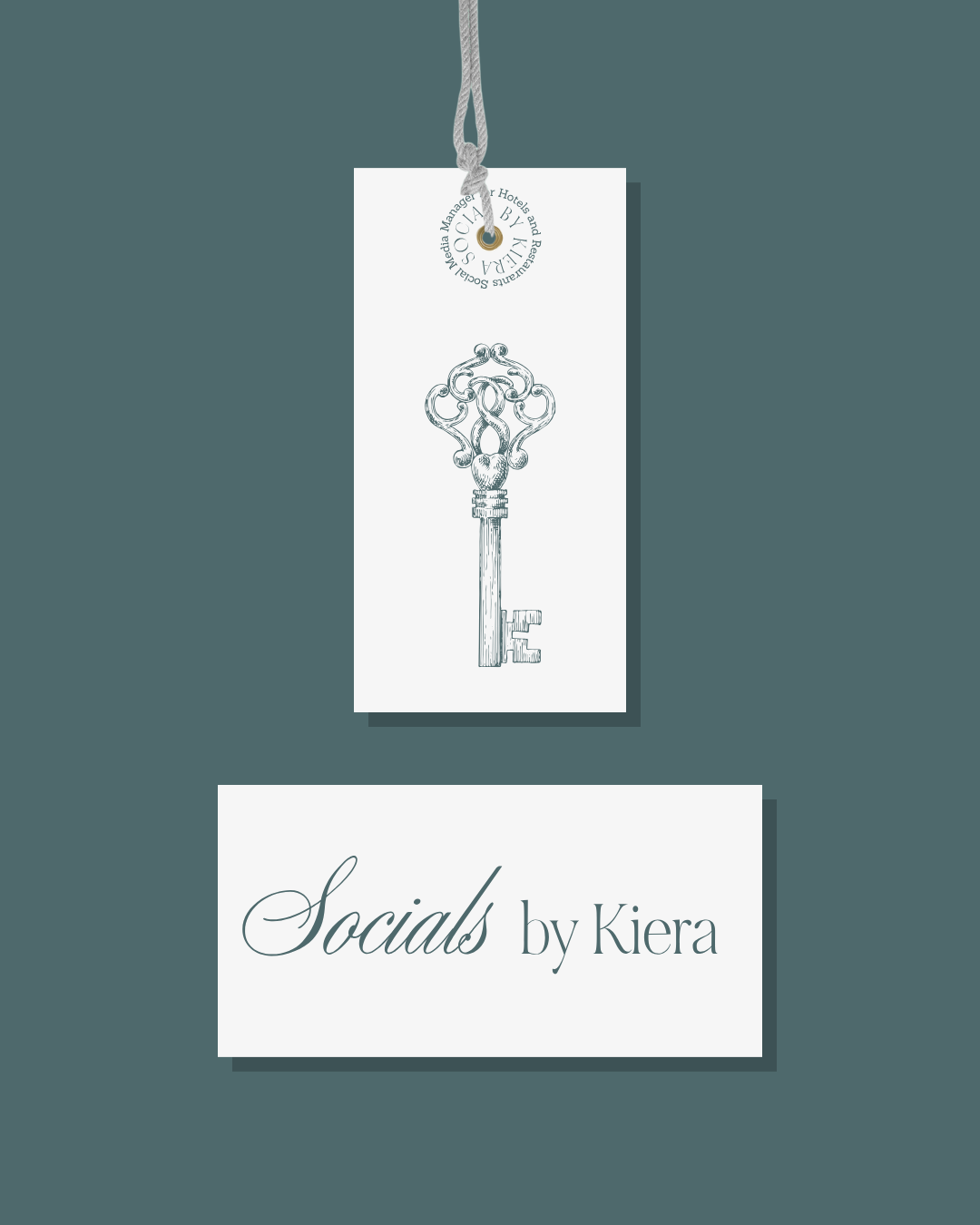 2Brand Identity for hotel and restaurant social media manager - ERIKA MARAM DESIGN STUDIO