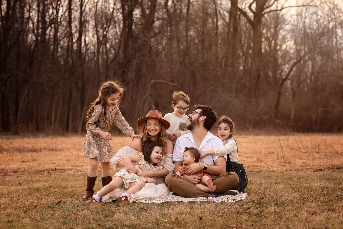 NJ family photographer Kristine Esposito and her family