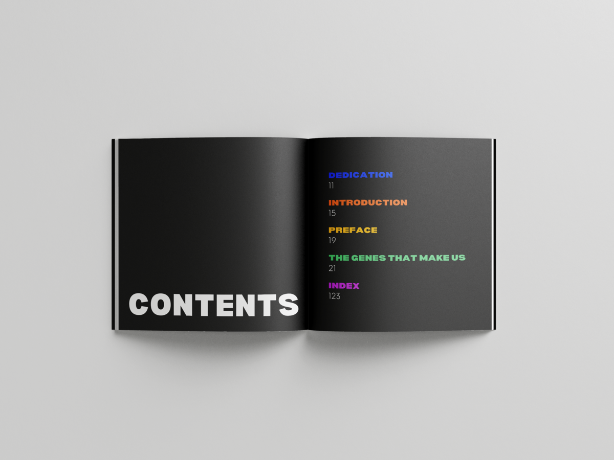 table of contents
