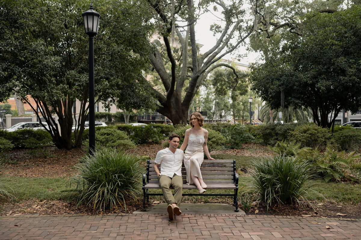 Savannah Engagement Photographer- Chippewa Sqaure Engagement Session - Karen Norian Photography-Mackenzie and Gabe-2747