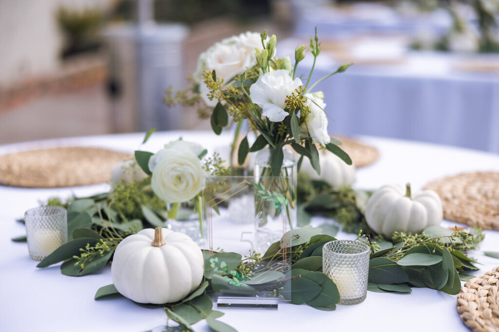Fall Wedding Table Decor