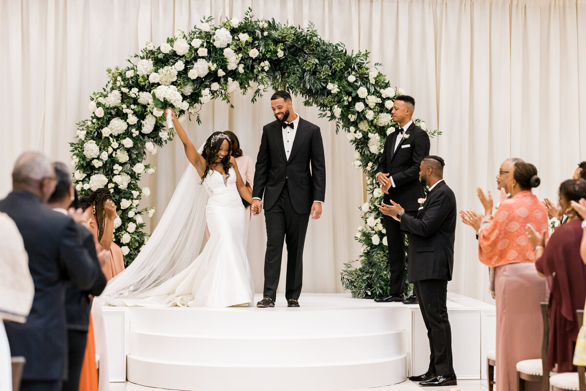 Wedding Ceremony at the Atlanta Historical Society.Photo taken by Chicago + Atlanta Photographer Ella Grace Richards of Forever Love Photography 