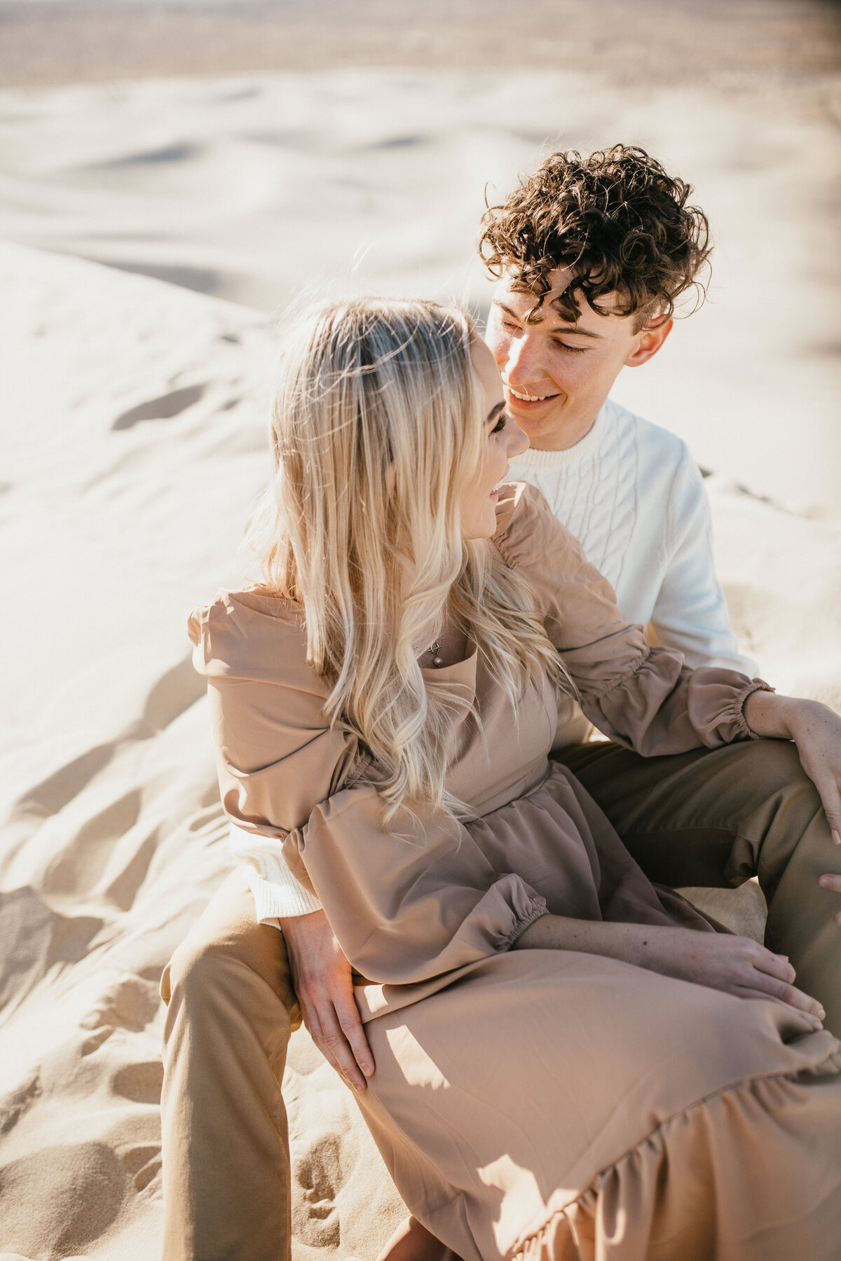 A Sand Dunes Engagement Photography Session - 5