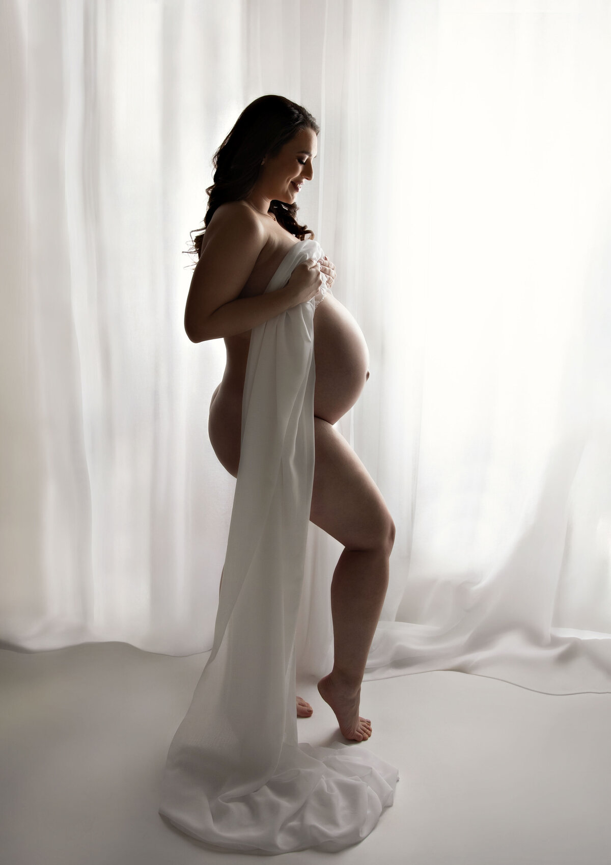 sheer fabric  photo shoot modern best san antonio texas photograhers client closet 