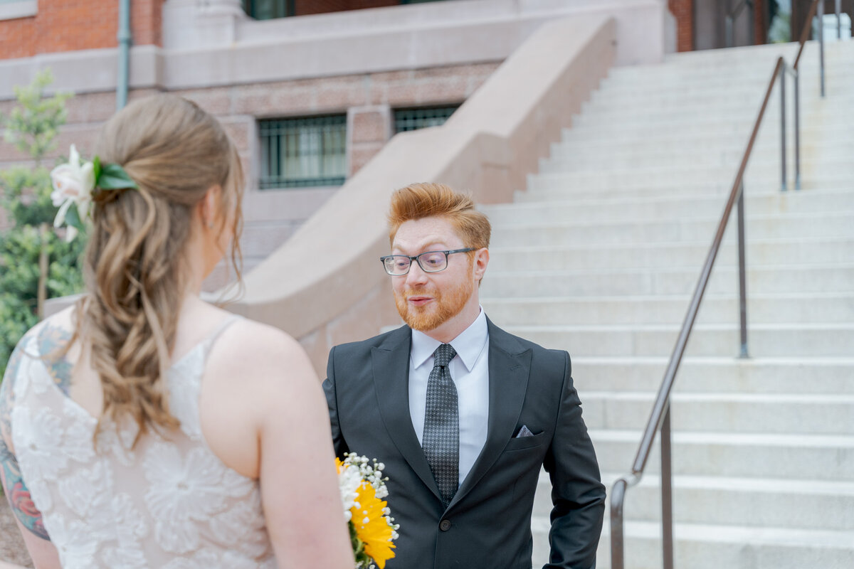 Wedding First Look Photography