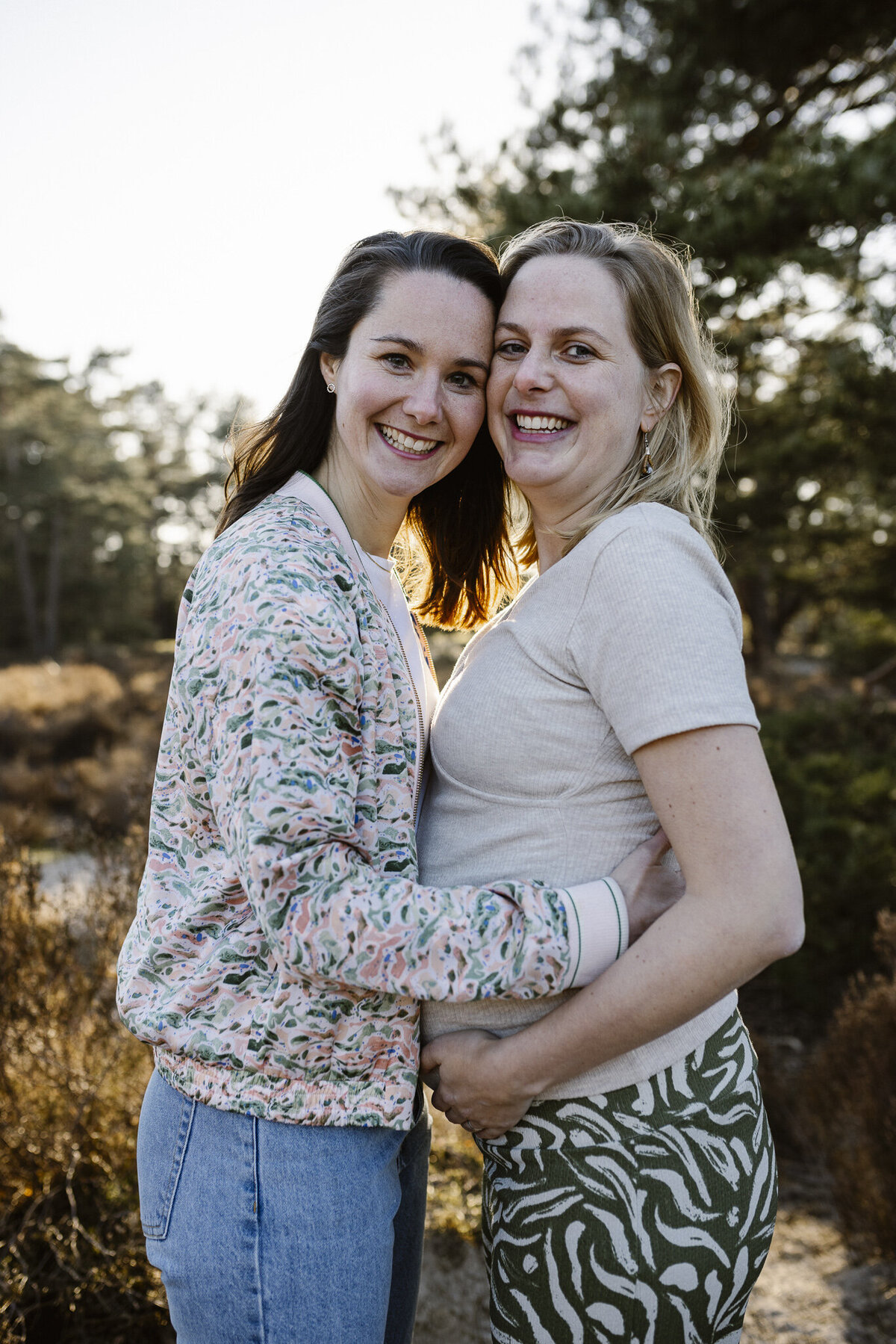 WEB - Merel en Iris Zwangerschapsshoot Soesterduinen | Samantha Bosdijk Photography-37