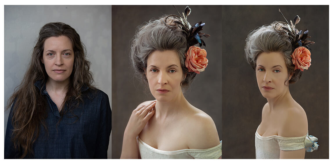 Styling for themed Marie Antoinette portrait session