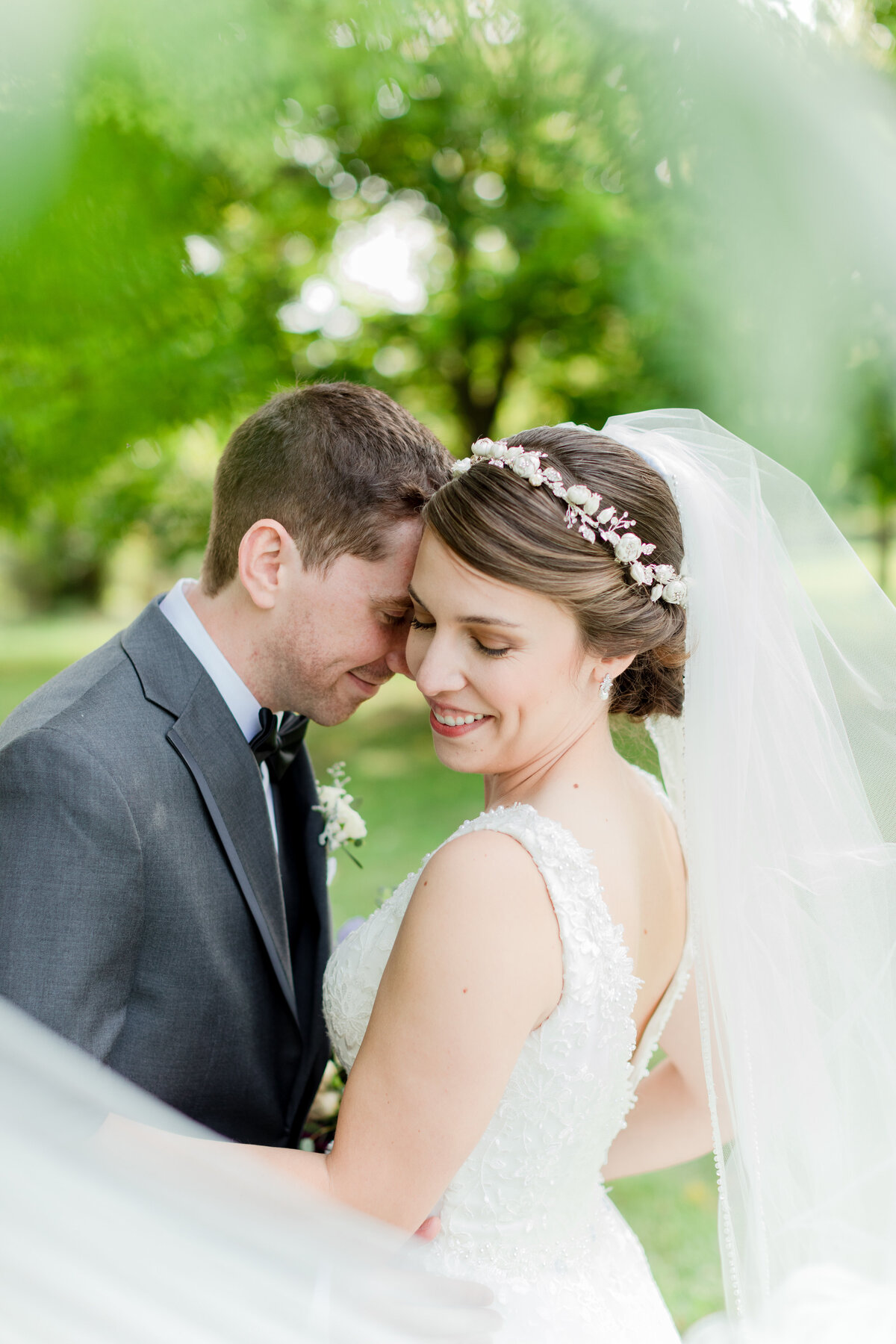 Wedding photography bride and groom portrait