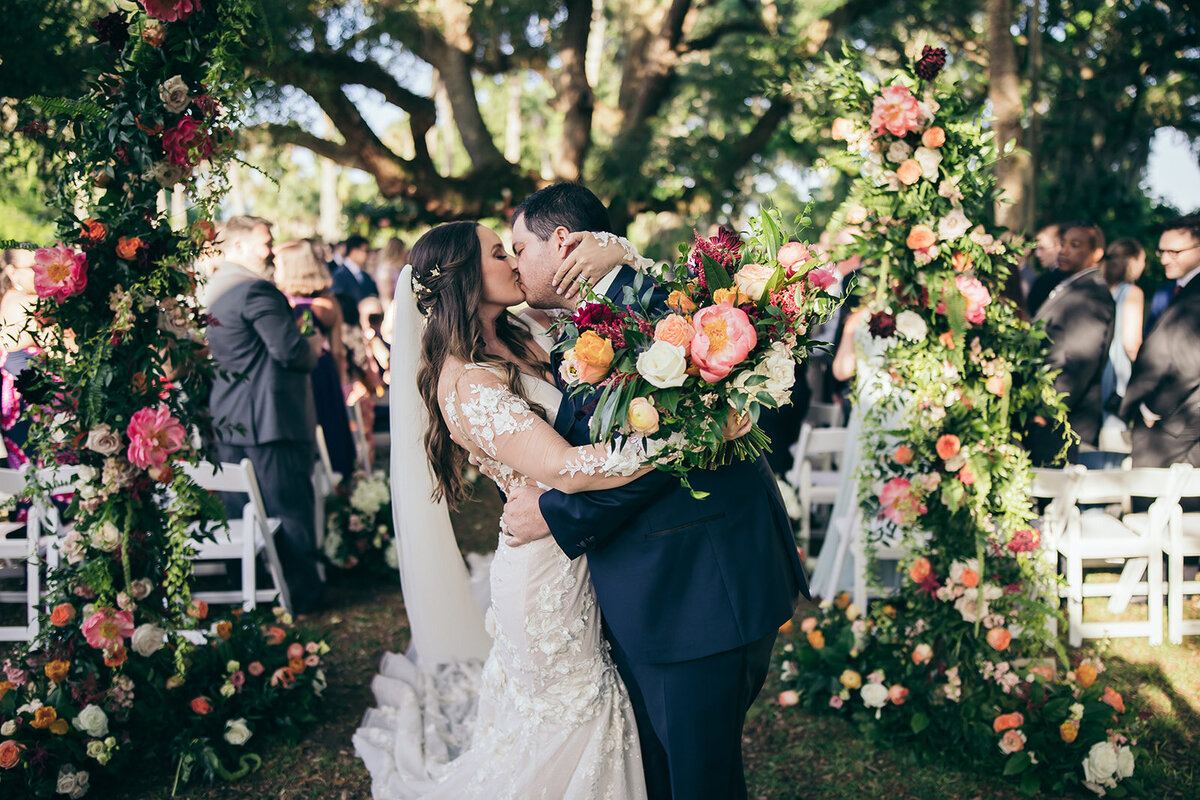 spring floral ceremony
