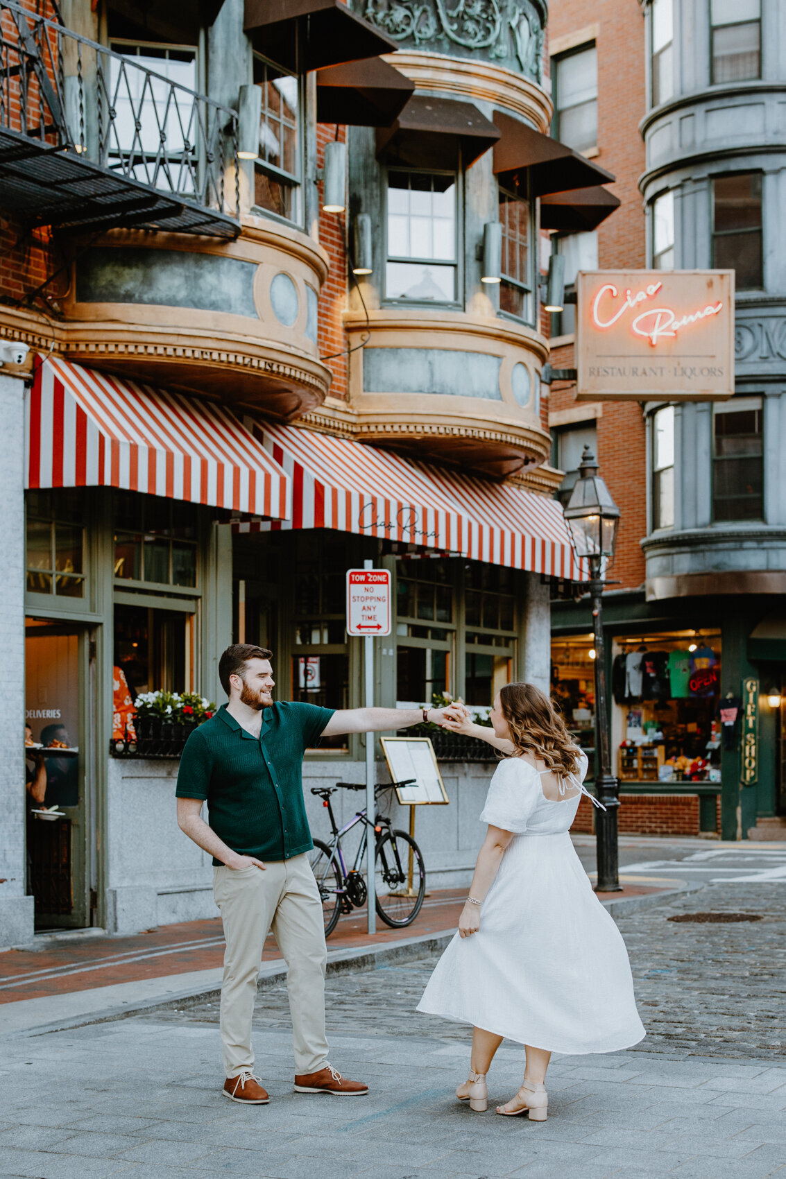 Boston North End Engagement Photos-New England Wedding Photographer-64