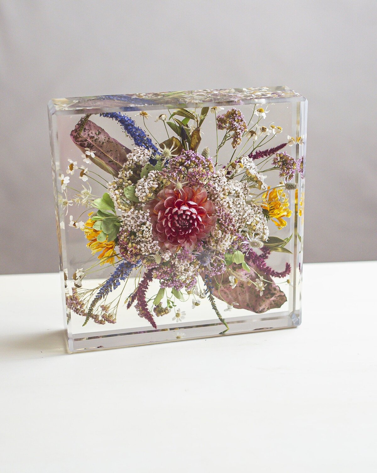 Resin Flower Preservation for Wedding Bouquets