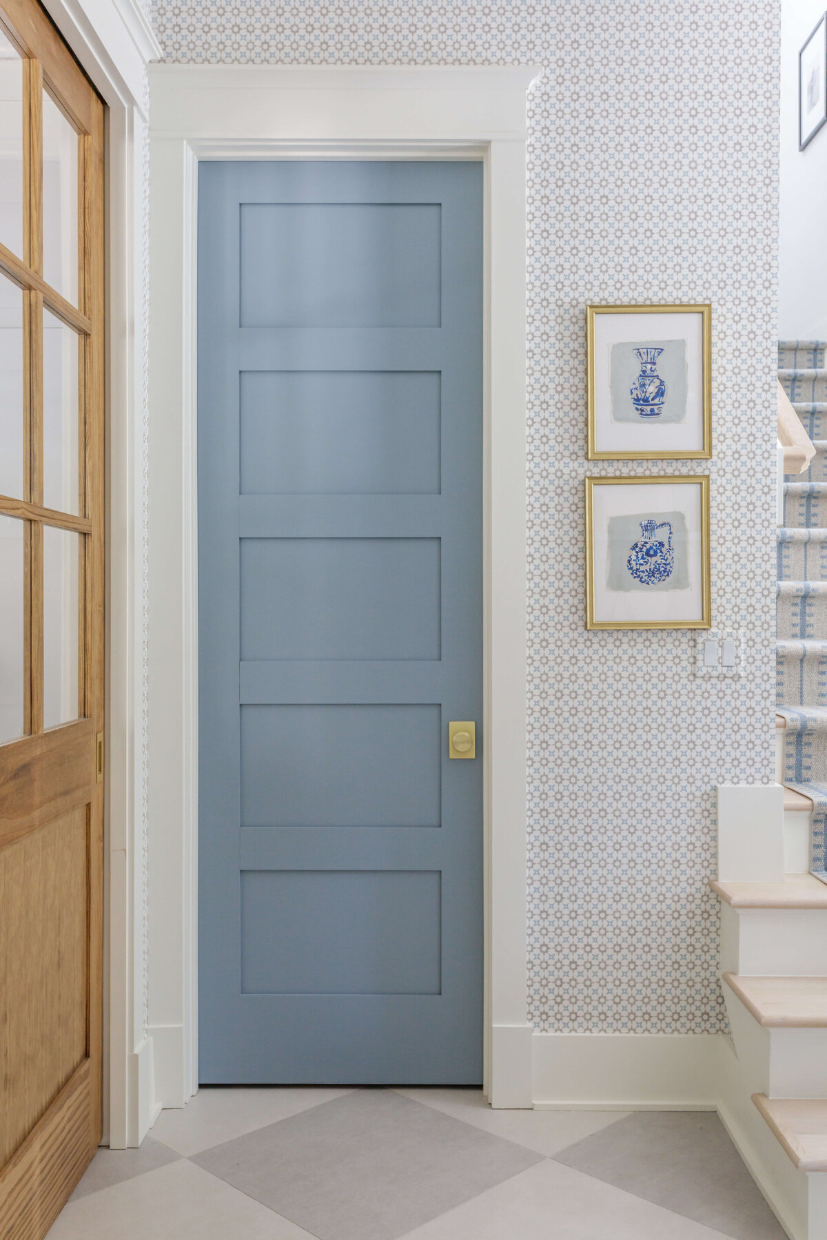 Lola Interiors Amelia Island Mudroom Door