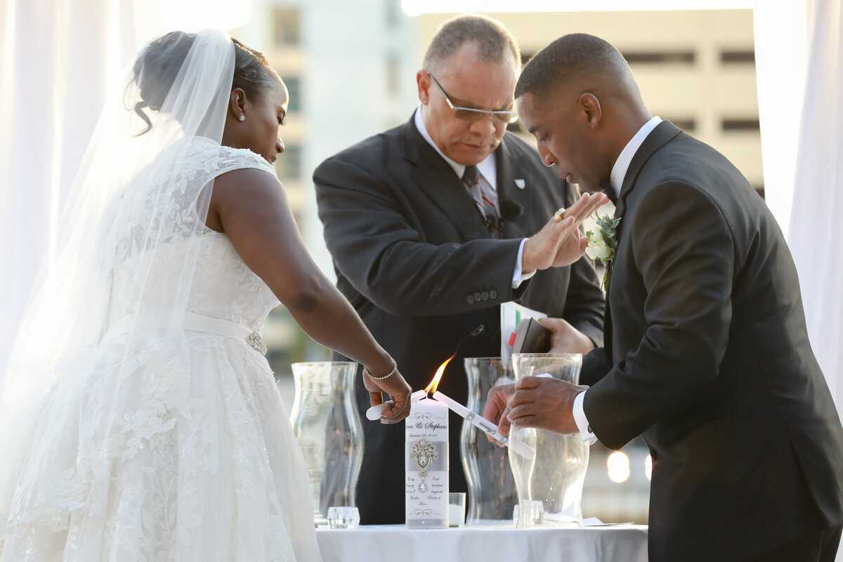 12 - Westin Tampa Wedding Unity Candle - Tampa Bay Wedding Planner