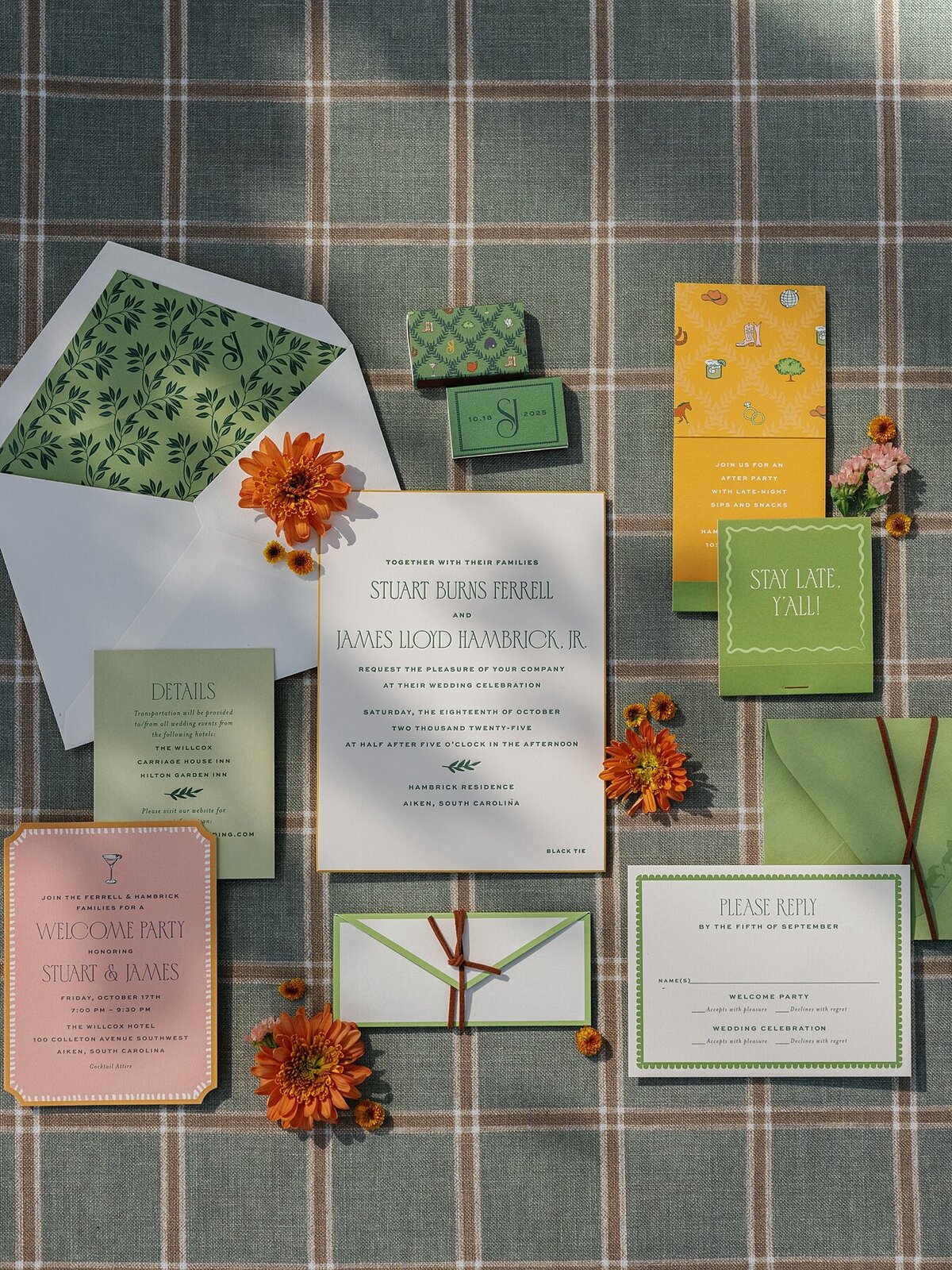 Custom tented wedding celebration with fall Ralph Lauren vibes at private polo farm in Aiken, South Carolina by Sarah Bradshaw_0152