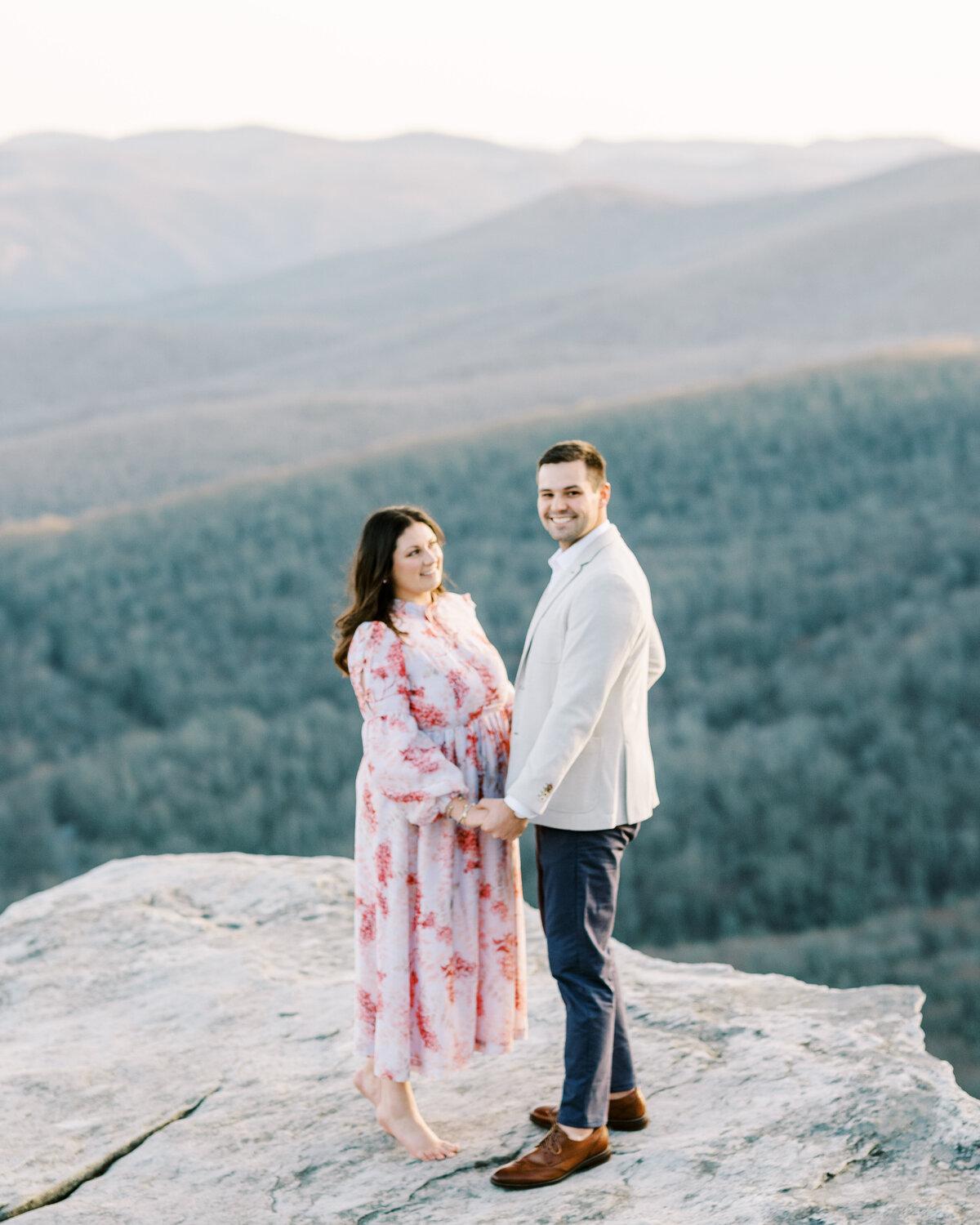 The Fourniers | Grandfather Mountain Engagement-83